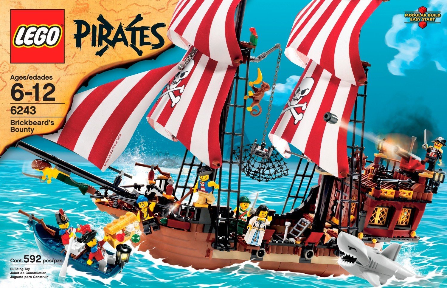 big lego pirate ship
